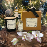 White Orchid Coconut Apricot Candle Gift Set - Wild Orchid Candle Company