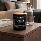 Amber Noir Candle Coconut Apricot Wax Candle  | 12OZ